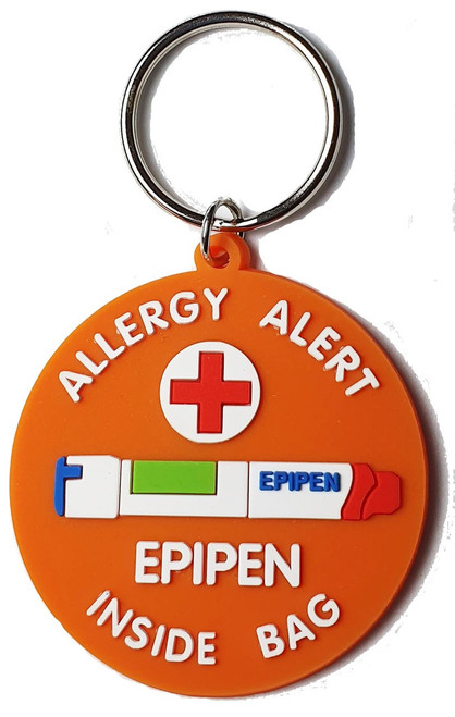 Allergy Alert Epipen Inside Keyring | ID Tag