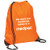 orange drawstring bag for epipens and allergy medications