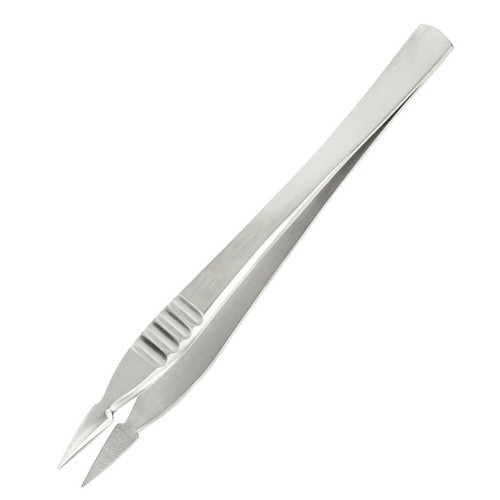 PT-07 arrowhead tweezers (stainless steel, 125mm)