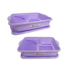 Escurreplatos Escurridor de Platos Robusto y Reforzado Con Bandeja Antigoteo y Compartimento Para Cubiertos Seca Platos (Varios Colores Disponibles)