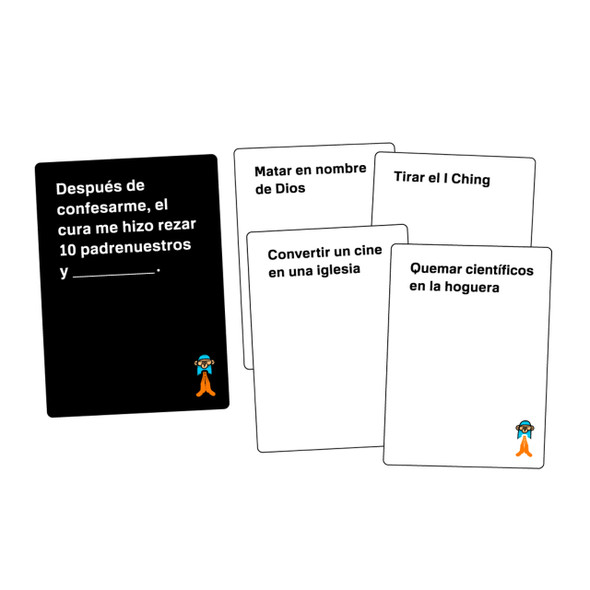 H.D.P Hasta Donde Puedas Religión Expansión Humor Juego de Mesa con Cartas Ideal Para Fiestas (Español)