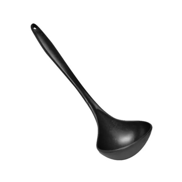 Cucharón de Servir, 20 cm de Largo (Negro)