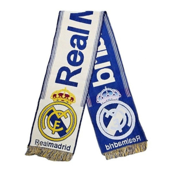 Real Madrid FC Bufanda de Hilo ¡Apoya al Madrid Con Estilo!