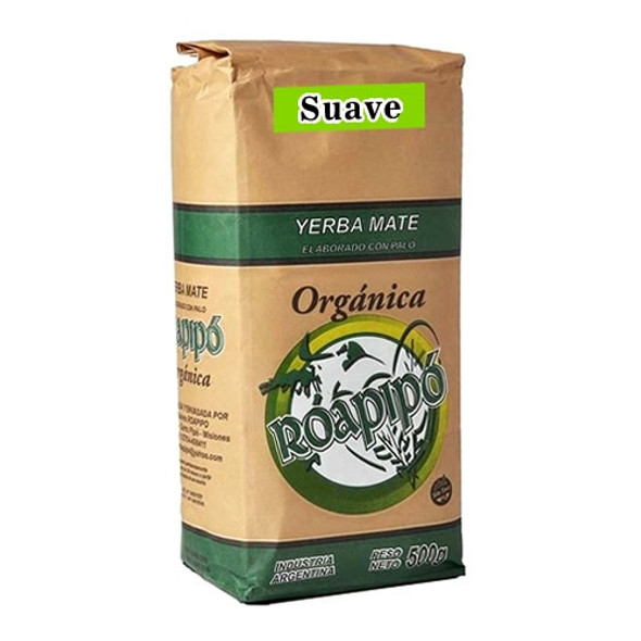 Roapipó Yerba Mate Orgánica Suave, 500 g