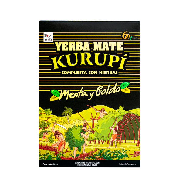 Kurupí Yerba Mate Menta y Boldo, 500 g