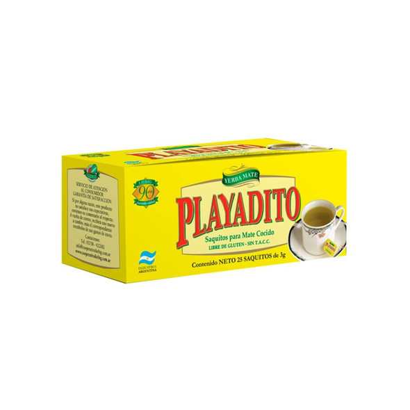 Playadito Mate Cocido Yerba Mate (25 Unidades)