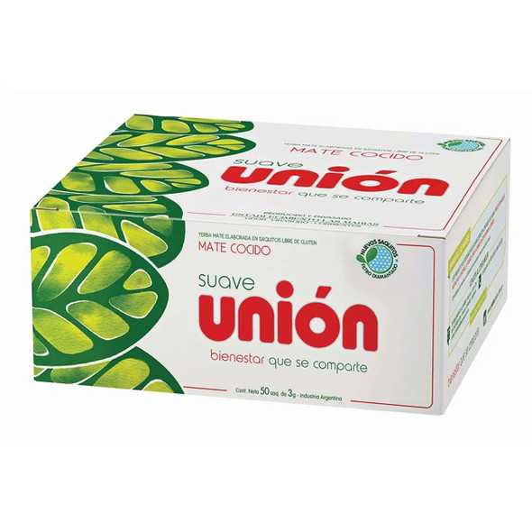 Unión Suave Soft Mate Cocido - Saquitos de Yerba Mate listas para preparar (50 Saquitos)