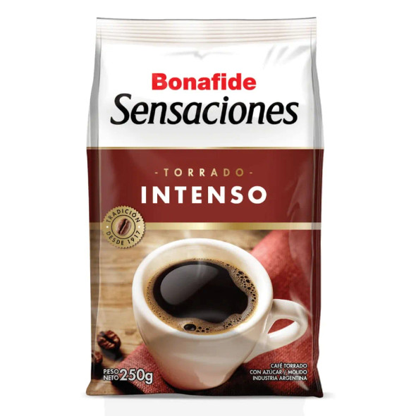 Bonafide Café Torrado Sensaciones Molido Intenso, 250 g