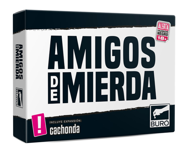 Amigos De Mierda 1 Juego de Naipes Humor Social Juego de Cartas Ideal para Fiestas - Incluye Expansión Cachonda