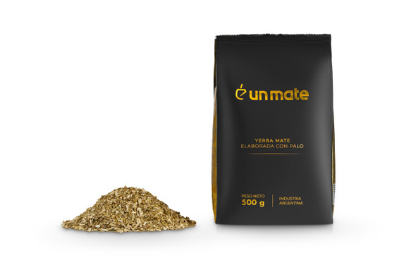 Un Mate Yerba Mate Premium con Vitaminas y Efecto Energizante - Sabor Suave y Duradero, 500 g