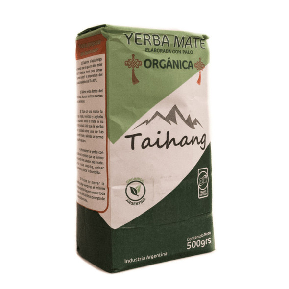 Taihang Yerba Mate Con Palo de Campo Ramón Orgánico Certificado OIA - Misiones, 500 g