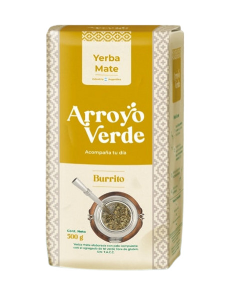 Arroyo Verde Yerba Mate con Palo Compuesta con Burrito & Té Verde