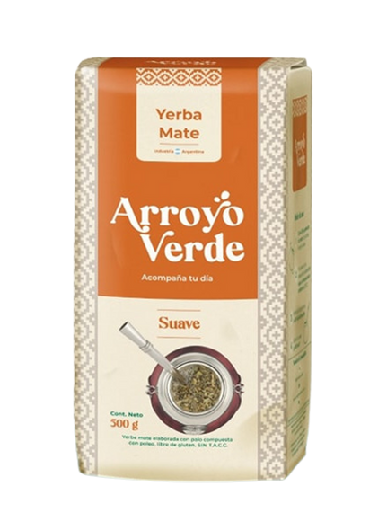 Arroyo Verde Yerba Mate Suave con Palo Compuesta con Poleo, 500 g