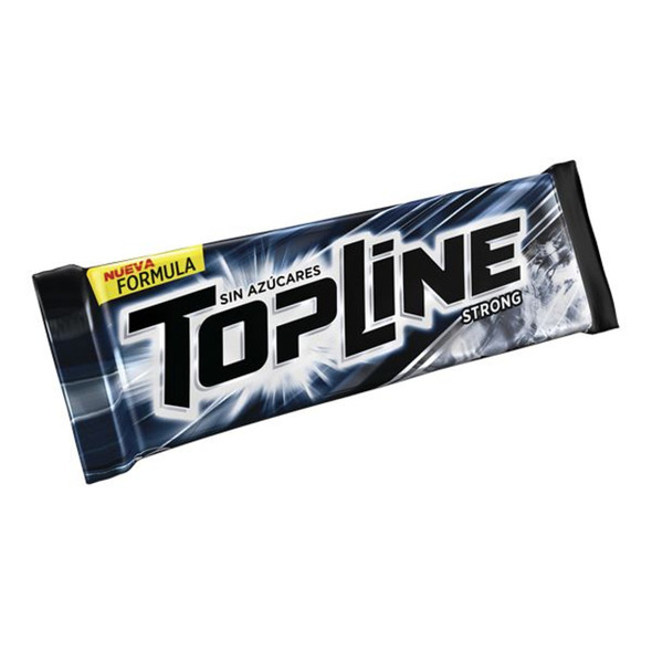 Topline Chicle Fuerte Mentol y Eucalipto Ligero Chicle Fresco Sin Azúcar, 6.7 g (20 Unidades)