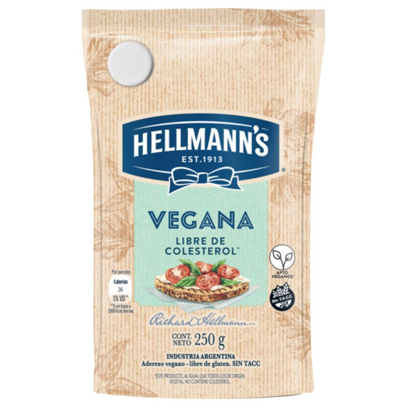 Hellmann's Mayonesa Vegana, 250 g