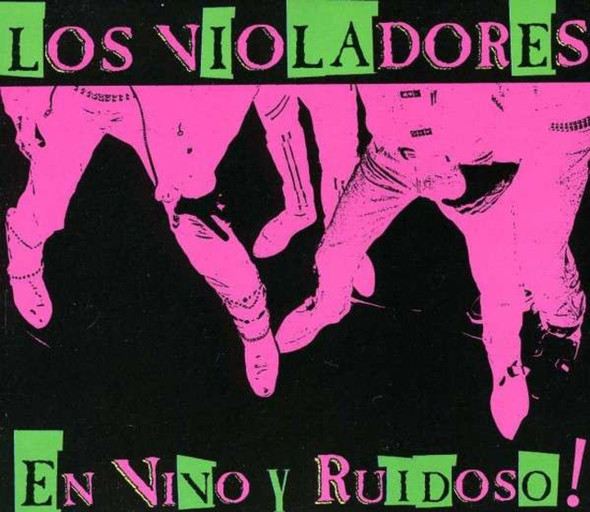 Vinilo en Vivo y Ruidoso! Primer Álbum de Los Violadores, Banda de Punk-Rock Argentina, Edición Oficial Argentina, Nuevo Estado
