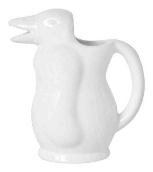 Jarra Pingüino Para Vino Decantador Clásico de Cerámica para Vino Argentino Jarra de Mesa en Forma de Pingüino, 500 ml (Dos Colores Disponibles)