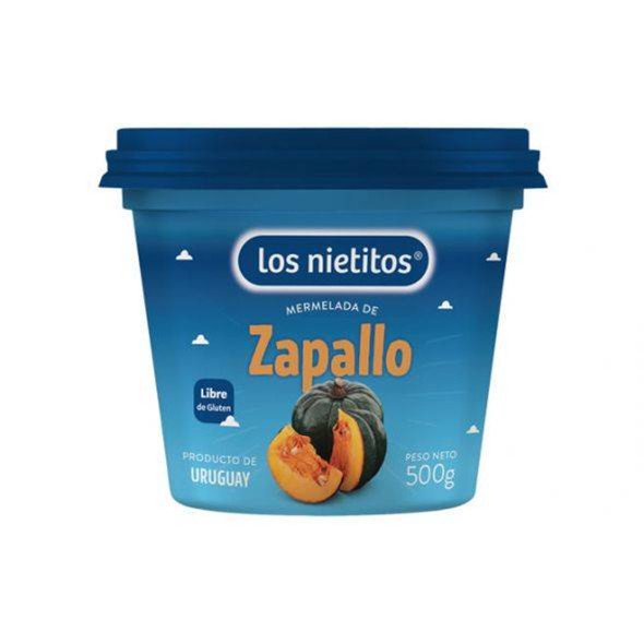 Los Nietitos Mermelada de Zapallo Tradicional de Uruguay, 500 g