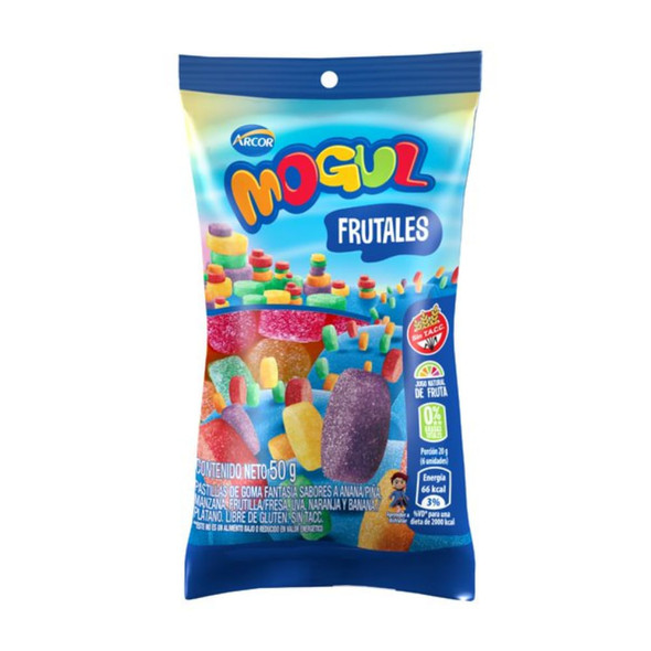 Mogul Gomitas Frutales, 50 g (10 Unidades)