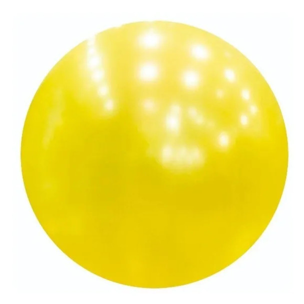 Funny Color Piñata Globo Liso Amarillo 24''