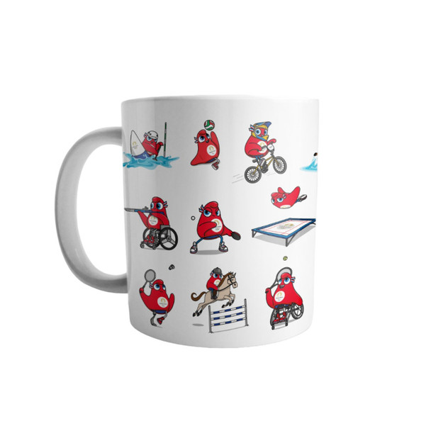 Taza de Diseño de los Juegos Olímpicos de París 2024, Taza de Café Con el Logotipo Olímpico