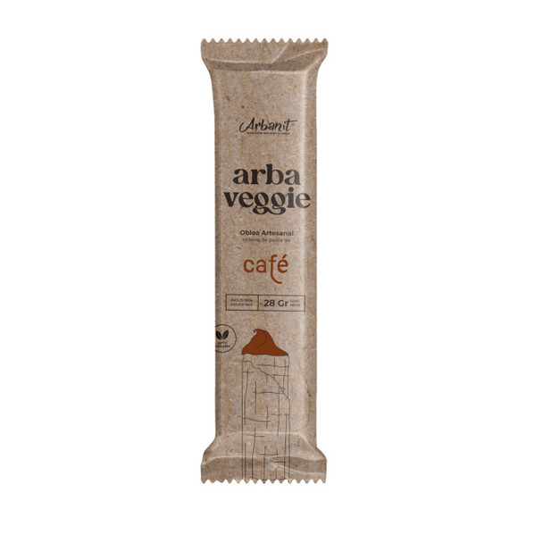 Arbanit Vegan Cubanitos con Relleno de Pasta de Café, 336 g (12 unidades)