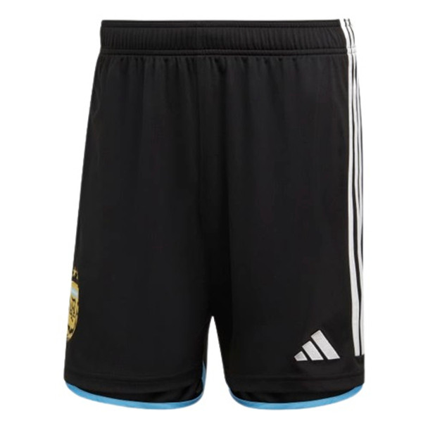 Adidas Short Oficial Negro Titular Selección Argentina Edición Copa Mundial de la FIFA Qatar 2022