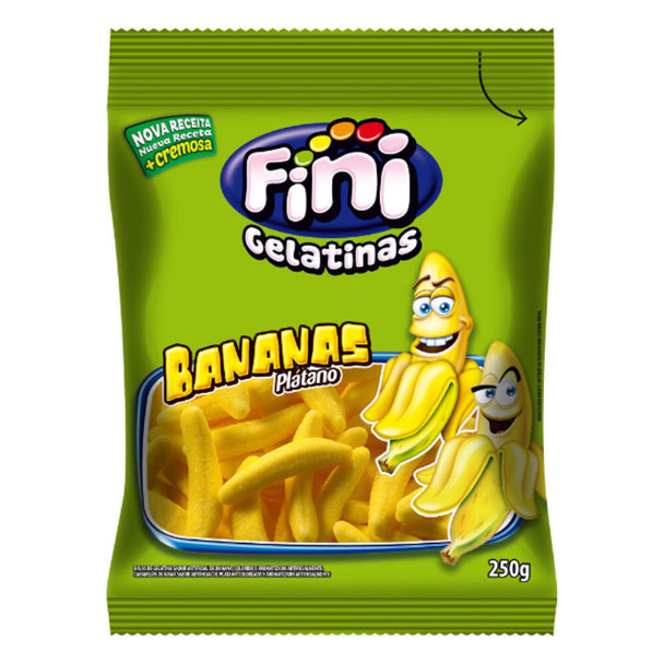 Fini Gomitas Mini Sabor Plátano, 250 g