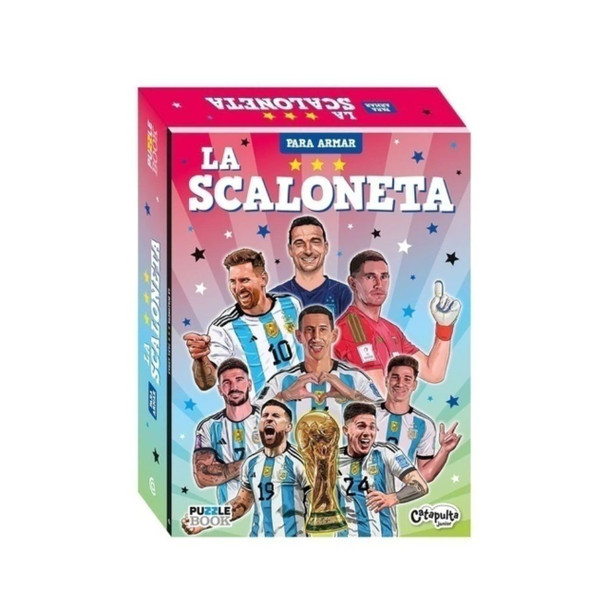 La Scaloneta Libro de Rompecabezas Para Armar Selección Infantil de Libros con Rompecabezas Selección Argentina - Editorial Catapulta (Español)