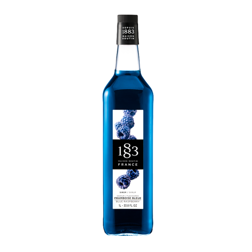 Routin 1883 Blue Raspberry Syrup - 1L Bottle (Case of 6)