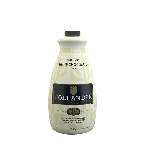 Hollander White Chocolate Sauce - 6/64oz Bottles