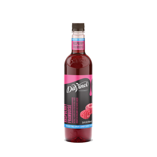 Davinci Sugar Free Raspberry Syrup - 4/750ml Bottles