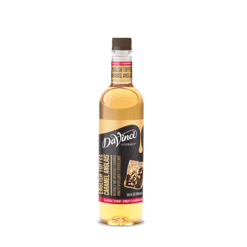 Davinci English Toffee Syrup - 4/750ml Bottles