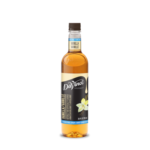 Davinci Sugar Free Vanilla Syrup - 4/750ml Bottles
