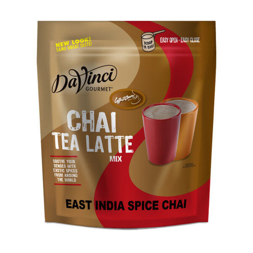 Davinci East India Spiced Chai Tea Latte Mix - 3lb Bag (Case of 5)