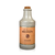 A 1.89-liter (64 fl oz) bottle of Monin Caramel Flavored Sauce. The opaque, tan-colored bottle has a matching caramel-colored screw cap. The label features the "La Sauce de Monin" logo on a light orange background, an illustration of caramel cubes, and the text "Caramel Flavored Sauce," noting it is "Created Especially for Café Professionals."