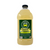 A 1/2 gallon (64 fl oz) bottle of Lotus Plant Energy Old Fashioned Lemonade concentrate. The clear plastic bottle contains a cloudy, pale yellow liquid and features a dark green label with the "Lotus Plant Energy" circular logo. The label includes stylized yellow text reading "Old Fashioned Lemonade" with illustrations of lemons and white blossoms, specifying a "1 + 5 Mix" ratio and noting that it contains natural pulp.