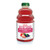 A 46 fl oz (1 QT 14 FL OZ) 1.36L bottle of Dr. Smoothie Refreshers Strawberry Acai. The bottle contains red liquid and features a green cap. Its white label displays the brand logo, a dark pink banner reading "Strawberry Acai Flavored," and the description "Lightly Caffeinated Flavored Water Concentrate," along with illustrations of strawberries, acai berries, and green leaves.