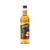A 25.4 FL OZ (750 mL) glass bottle of DaVinci Gourmet Classic Butterscotch Syrup. The clear bottle contains golden-amber syrup with a dark cap and a red-and-gold neck label reading "Butterscotch / Caramel". Its black main label features white script branding above vertical text reading "Butterscotch / Caramel," a red bottom strip reading "Classic Syrup / Sirop Classique," and an illustration of yellow-gold butterscotch squares stacked together.