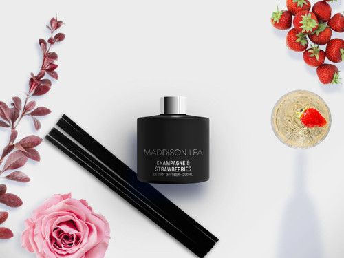 Champagne & Strawberries luxury reed diffuser Champagne & Strawberries luxury reed diffuser