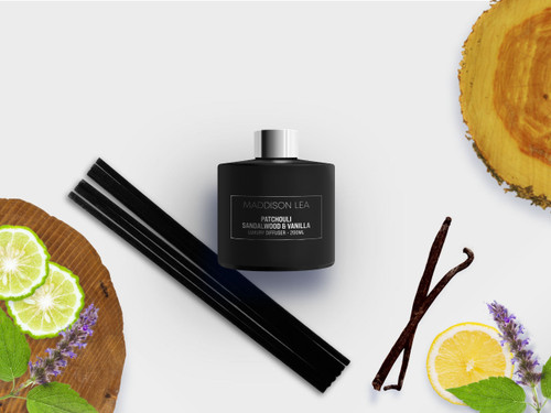 Patchouli Sandalwood & Vanilla reed diffuser Patchouli Sandalwood & Vanilla reed diffuser