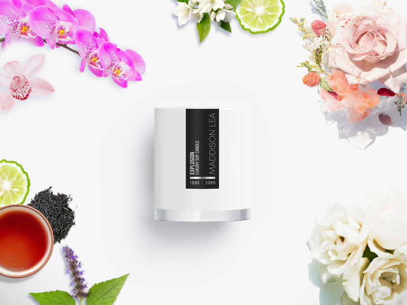 Explosion luxury wood wick soy candle Explosion luxury wood wick soy candle