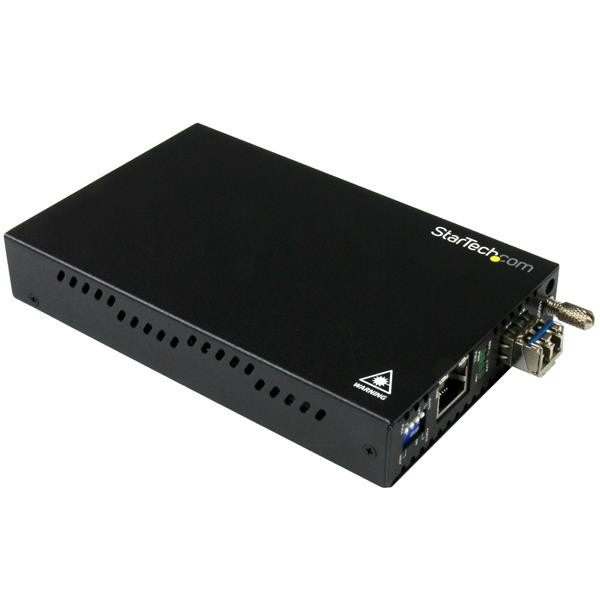 Convert Extend a GBE Connection up to 10 KM (6.2 MI) Using Single-MODE LC Fiber ET91000SM10