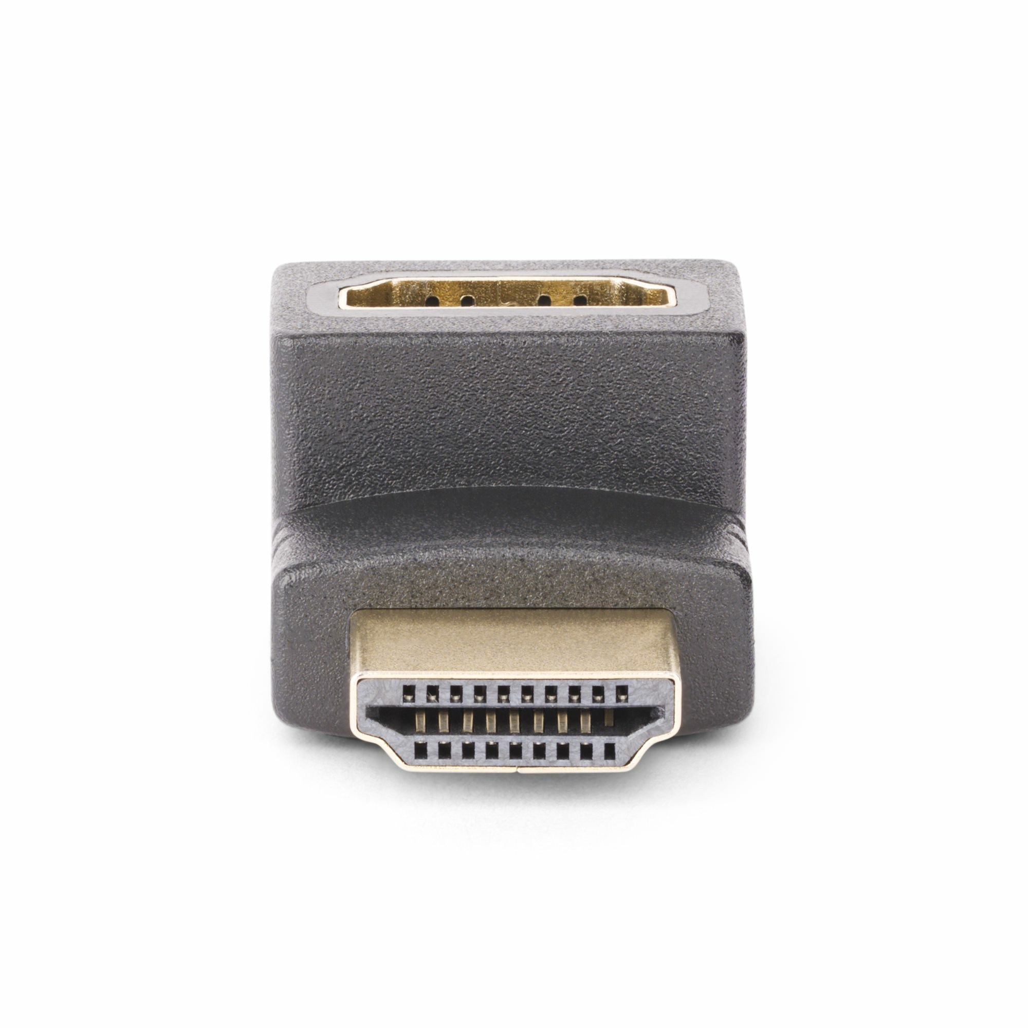 DOWN Angle HDMI 2.0 Adapter, MALE to Female, Vertical 90-Degree Angled HDMI PORT HDMI2HDMIMFDN