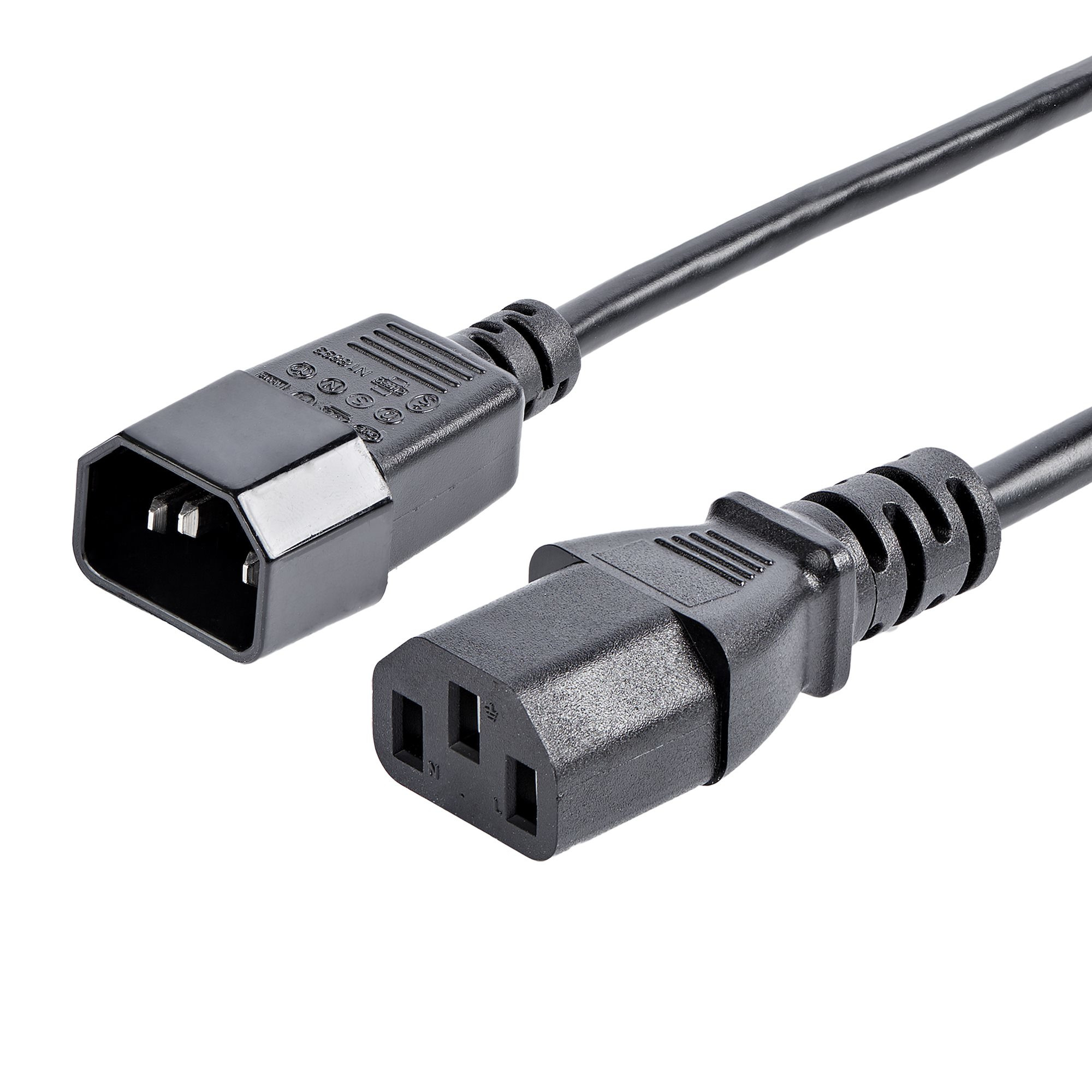 AC Power CORD 6FT (1.8M) 18AWG Power Supply Extension Cable IEC 320 C14 to IEC 3 PXT100
