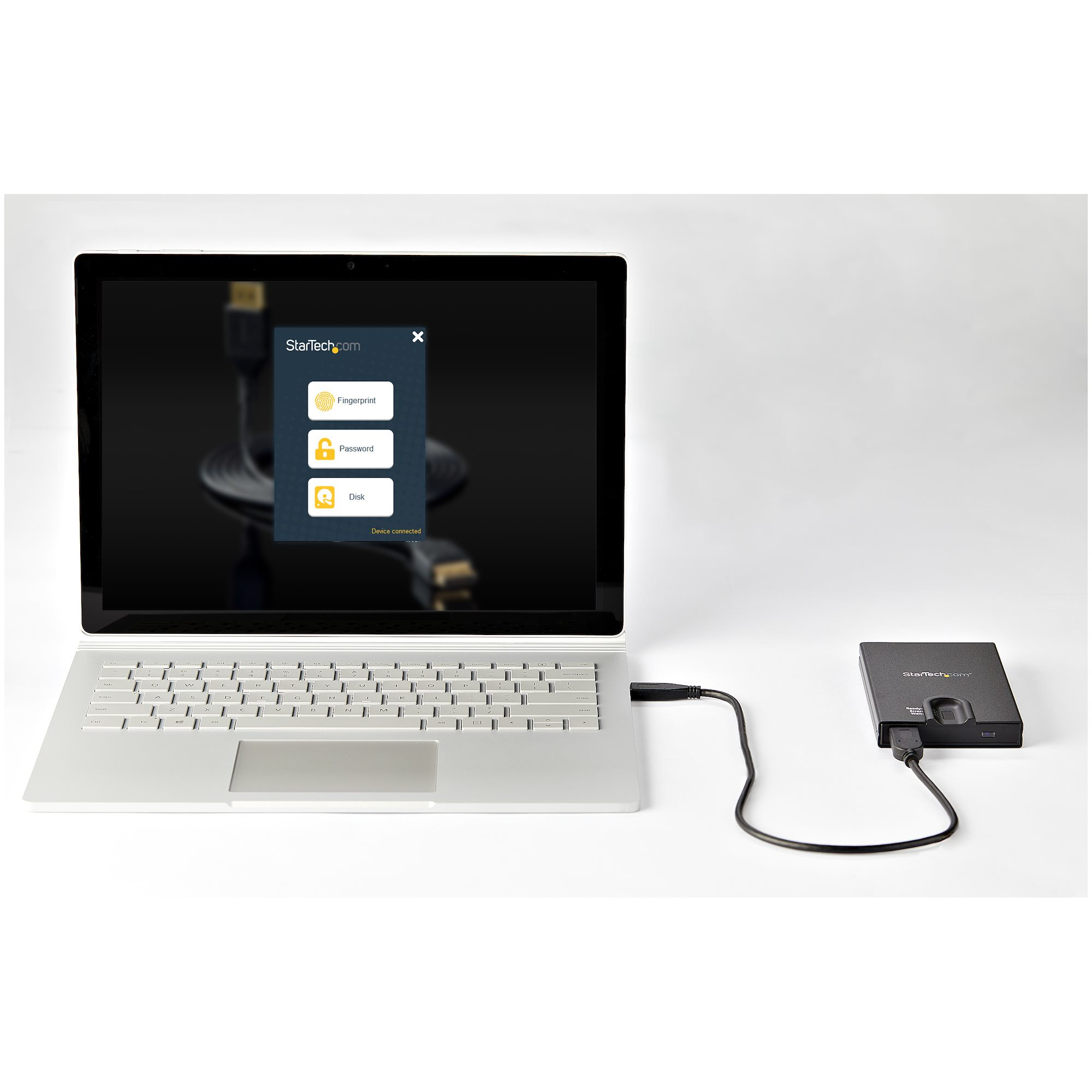 USB 3.0 to 2.5 INCH SATA External HARD Drive Enclosure W/Secure Biometric Finger S251BMU3FP