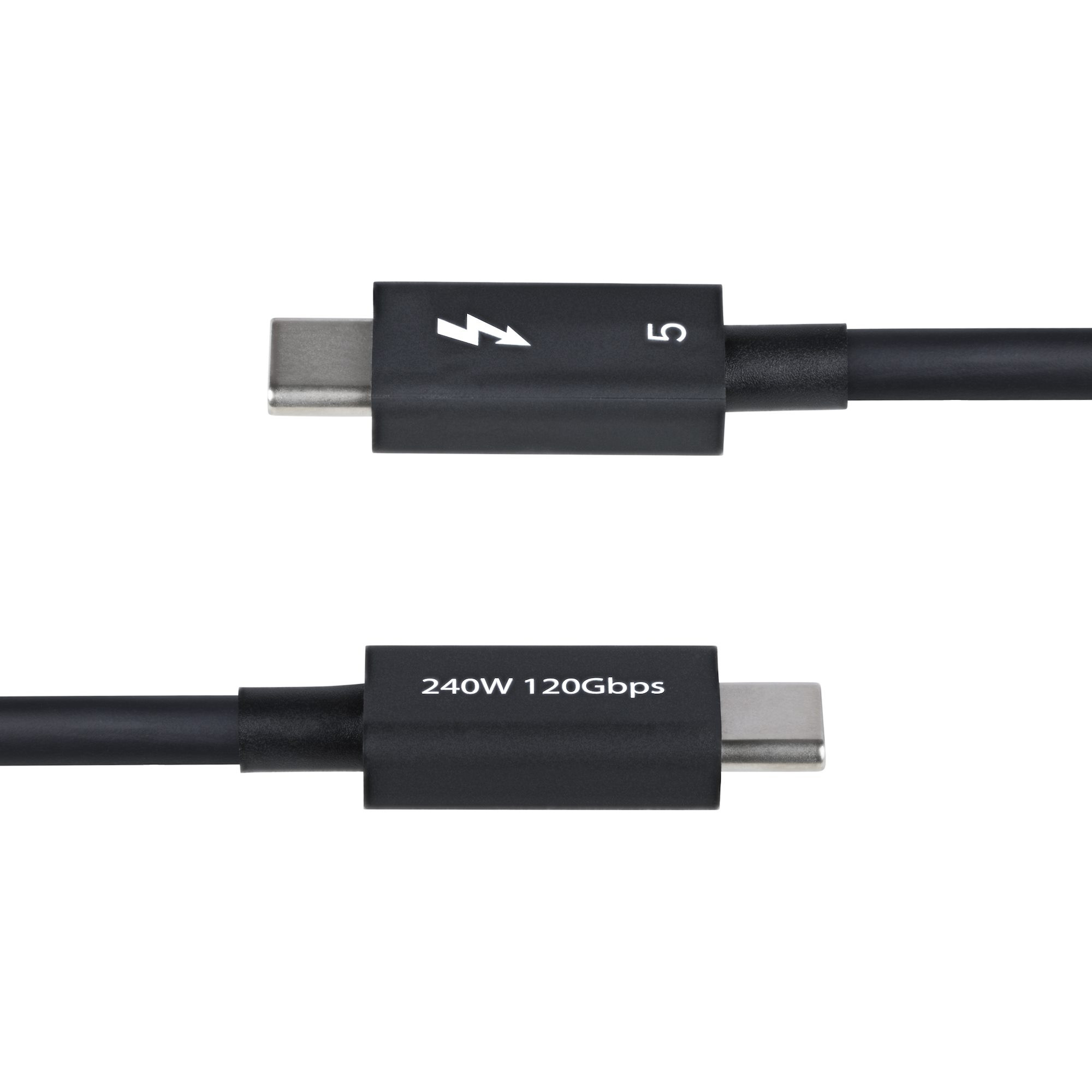 3FT (1M) Thunderbolt 5 Cable, 80GBPS/up to 120GBPS, 240W PD, 8K 60HZ Video, CERT TBLT5MM1M240W