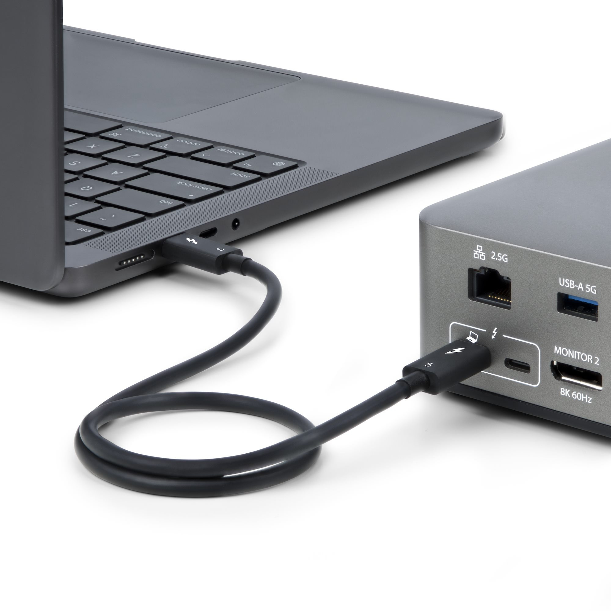 3FT (1M) Thunderbolt 5 Cable, 80GBPS/up to 120GBPS, 240W PD, 8K 60HZ Video, CERT TBLT5MM1M240W