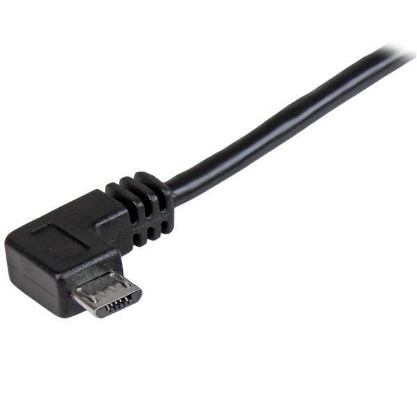 Charge Power-Hungry Mobile Devices WITH THIS 24AWG Micro-USB Cable - 2M Right an USBAUB2MRA