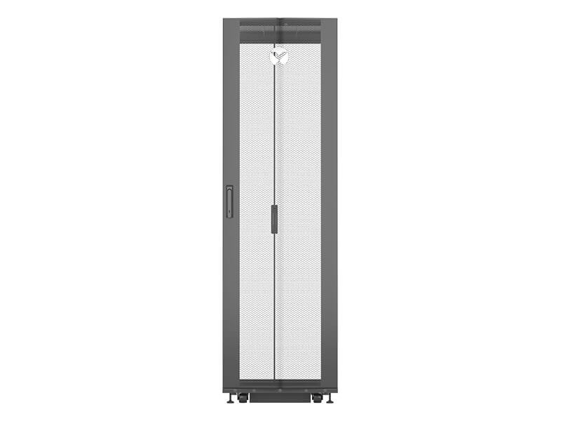 Vertiv VR3300TAA rack cabinet 42U Freestanding rack Black, Transparent